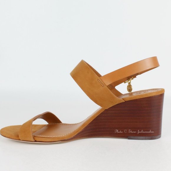 NEW Tory Burch Mini Benton Wedged Sandals - Picture 4 of 13